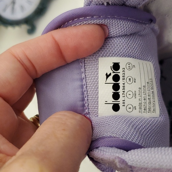 Diadora women sneaker purple 7 - Picture 5 of 5
